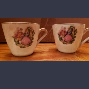 Romeo & Juliet Vintage porcelain Victorian tea coffee set